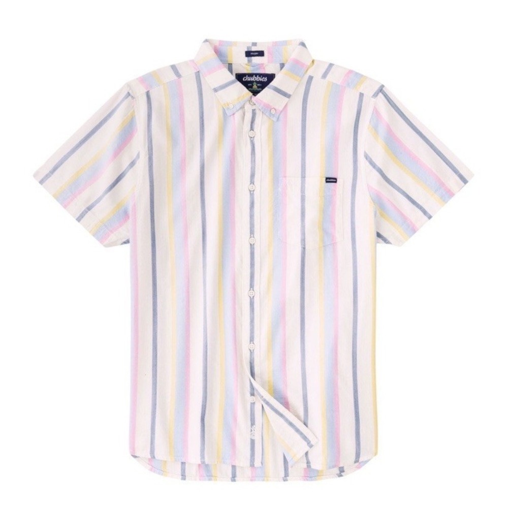 Chubbies Men's Size 2XL XXL The Soft Serve Resort Weave Friday Shirt NEW